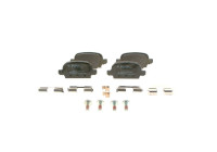 Kit de plaquettes de frein, frein à disque BP282 Bosch
