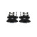 Kit de plaquettes de frein, frein à disque BP286 Bosch, Vignette 4