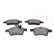 Kit de plaquettes de frein, frein à disque BP289 Bosch