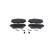 Kit de plaquettes de frein, frein à disque BP292 Bosch, Vignette 4