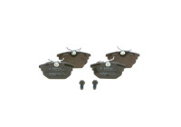 Kit de plaquettes de frein, frein à disque BP296 Bosch