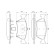 Kit de plaquettes de frein, frein à disque BP308 Bosch, Vignette 3