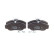 Kit de plaquettes de frein, frein à disque BP312 Bosch, Vignette 7