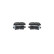 Kit de plaquettes de frein, frein à disque BP321 Bosch, Vignette 4