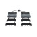 Kit de plaquettes de frein, frein à disque BP323 Bosch, Vignette 4