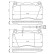 Kit de plaquettes de frein, frein à disque BP323 Bosch, Vignette 8