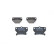 Kit de plaquettes de frein, frein à disque BP350 Bosch, Vignette 2