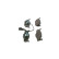 Kit de plaquettes de frein, frein à disque BP351 Bosch, Vignette 2