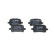 Kit de plaquettes de frein, frein à disque BP356 Bosch, Vignette 2