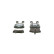 Kit de plaquettes de frein, frein à disque BP359 Bosch, Vignette 3