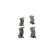 Kit de plaquettes de frein, frein à disque BP371 Bosch, Vignette 3