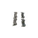 Kit de plaquettes de frein, frein à disque BP371 Bosch, Vignette 5