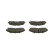 Kit de plaquettes de frein, frein à disque BP372 Bosch, Vignette 3
