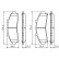 Kit de plaquettes de frein, frein à disque BP372 Bosch, Vignette 5