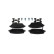 Kit de plaquettes de frein, frein à disque BP379 Bosch, Vignette 5