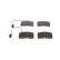 Kit de plaquettes de frein, frein à disque BP380 Bosch