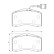 Kit de plaquettes de frein, frein à disque BP380 Bosch, Vignette 6