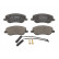 Kit de plaquettes de frein, frein à disque BP394 Bosch