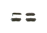 Kit de plaquettes de frein, frein à disque BP406 Bosch