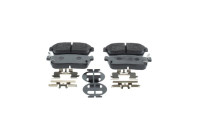 Kit de plaquettes de frein, frein à disque BP408 Bosch