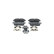 Kit de plaquettes de frein, frein à disque BP408 Bosch