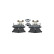 Kit de plaquettes de frein, frein à disque BP408 Bosch, Vignette 3