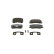 Kit de plaquettes de frein, frein à disque BP410 Bosch