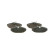 Kit de plaquettes de frein, frein à disque BP415 Bosch