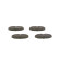 Kit de plaquettes de frein, frein à disque BP415 Bosch, Vignette 5