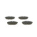 Kit de plaquettes de frein, frein à disque BP415 Bosch, Vignette 6