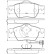 Kit de plaquettes de frein, frein à disque BP419 Bosch, Vignette 6