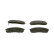 Kit de plaquettes de frein, frein à disque BP426 Bosch