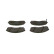 Kit de plaquettes de frein, frein à disque BP426 Bosch, Vignette 3