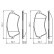 Kit de plaquettes de frein, frein à disque BP432 Bosch, Vignette 7