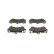 Kit de plaquettes de frein, frein à disque BP449 Bosch, Vignette 3