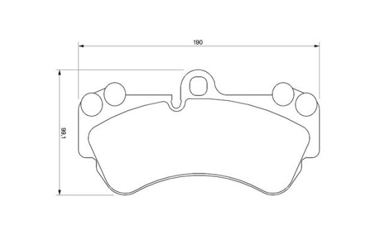Kit de plaquettes de frein, frein à disque BP449 Bosch, Image 5