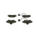 Kit de plaquettes de frein, frein à disque BP454 Bosch, Vignette 3