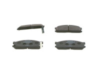 Kit de plaquettes de frein, frein à disque BP490 Bosch
