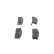 Kit de plaquettes de frein, frein à disque BP490 Bosch, Vignette 2