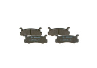 Kit de plaquettes de frein, frein à disque BP492 Bosch