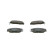 Kit de plaquettes de frein, frein à disque BP529 Bosch, Vignette 2