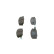 Kit de plaquettes de frein, frein à disque BP529 Bosch, Vignette 5