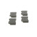 Kit de plaquettes de frein, frein à disque BP535 Bosch, Vignette 7