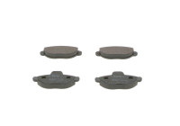 Kit de plaquettes de frein, frein à disque BP537 Bosch