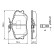 Kit de plaquettes de frein, frein à disque BP546 Bosch, Vignette 5
