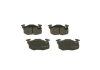 Kit de plaquettes de frein, frein à disque BP552 Bosch