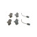 Kit de plaquettes de frein, frein à disque BP558 Bosch, Vignette 5