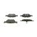 Kit de plaquettes de frein, frein à disque BP580 Bosch, Vignette 3