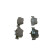Kit de plaquettes de frein, frein à disque BP580 Bosch, Vignette 4