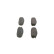 Kit de plaquettes de frein, frein à disque BP583 Bosch, Vignette 2